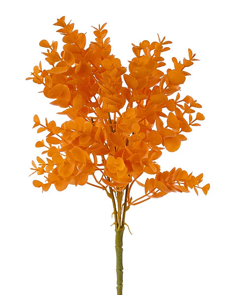 14.5"L EUCALYPTUS BUSH X5 - BRIGHT ORANGE - HA188930