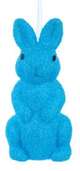 10"HX4.5"W IRID GLITTER BUNNY - BLUE - HE734299