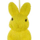 10"HX4.5"W IRID GLITTER BUNNY - YELLOW - HE734299