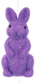 10"HX4.5"W IRID GLITTER BUNNY - PURPLE - HE734299