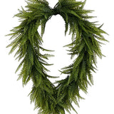 26"H X 18"DIA WOODLAND FERN WREATH - GREEN - FP106135