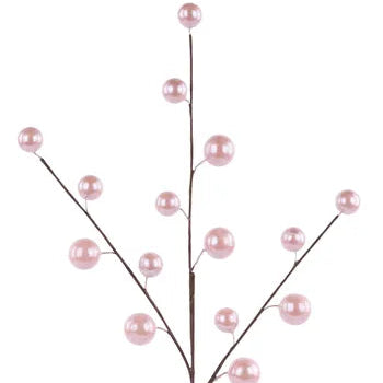 20"L PEARL BERRY SPRAY - PINK - EC5840H5