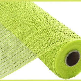 10"X10YD WIDE FOIL MESH - APPLE GREEN W/ LIME FOIL - RE136671