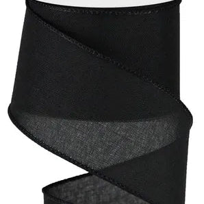 2.5"X10YD ROYAL BURLAP - BLACK - RG127902