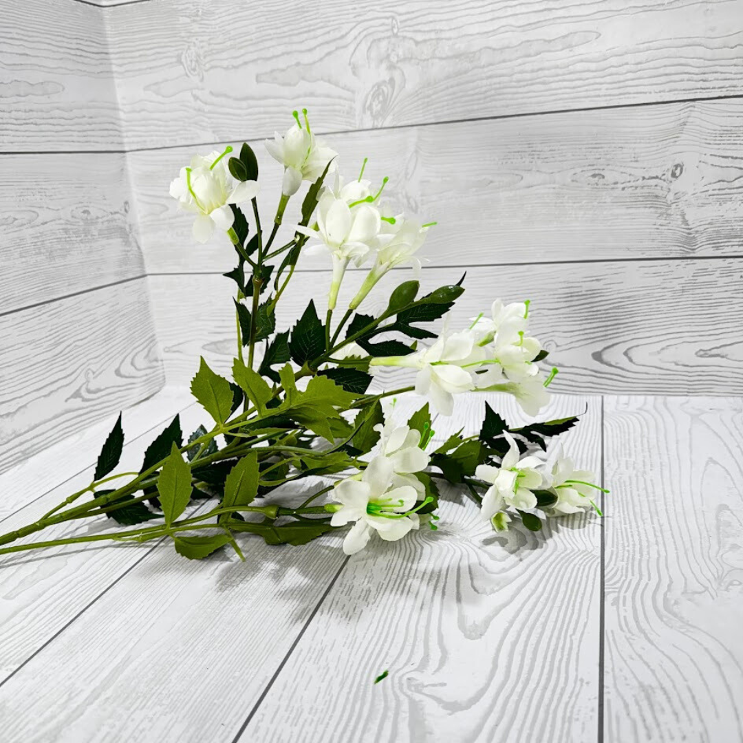 WHITE FLOWERING STEM X17 HEAD - 50161